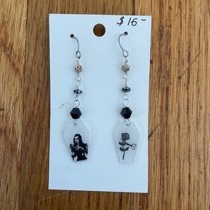 Morticia addams earrings